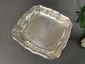 Ikora German Silverplate Square Footed Tray Scallo