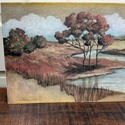 Autumn Landscape Print Pencil Signed by Charlene W
