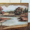 Autumn Landscape Print Pencil Signed by Charlene W