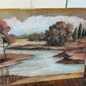 Autumn Landscape Print Pencil Signed by Charlene W