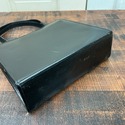 Vintage Petit Point Handbag Purse Top Handle Black