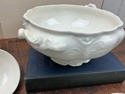 Antique Johnson Brothers White Ironstone Tureen w 