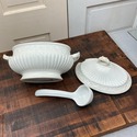 Lenox Butlers Pantry Covered Soup Tureen w Ladle F