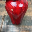 Red Oxblood Art Pottery Vase Ram Pottery Vicki Mil