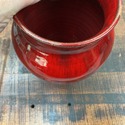 Red Oxblood Art Pottery Vase Ram Pottery Vicki Mil