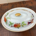 Royal Worcester Evesham Casserole Oval w Lid 2.5 Q