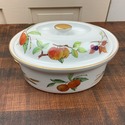 Royal Worcester Evesham Casserole Oval w Lid 2.5 Q