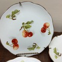 4 Vintage Cherry Plates Edwin Knowles Cherries w B