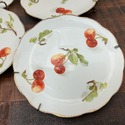 4 Vintage Cherry Plates Edwin Knowles Cherries w B