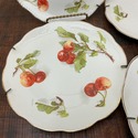 4 Vintage Cherry Plates Edwin Knowles Cherries w B