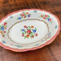 Crown Staffordshire Oval Serving Bowl F16165 Pink 
