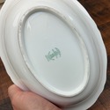 Crown Staffordshire Oval Serving Bowl F16165 Pink 