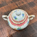 Crown Staffordshire Sugar Bowl w Lid Double Handle