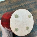 Red Oxblood Pottery Vase Vicki Miller Ram Pottery 
