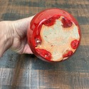Red Oxblood Art Pottery Vase Ram Pottery Vicki Mil