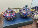 Antique Italian Majolica 15 Pce Tea Set Paolo Rubb