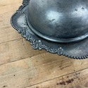 Antique Silverplate Round Covered Butter Cheese Di