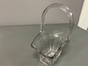 Heisey Glass Basket Vintage Picket Fence Pattern A