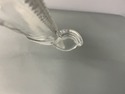 Art Deco Vanity Glass Tray Pressed Glass Flared Ha