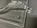 Art Deco Vanity Glass Tray Pressed Glass Flared Ha