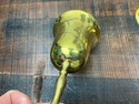 4 Brass Wine Glasses Goblets Made in India 7.5" Ta
