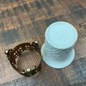 Bathroom Tumbler Filigree Ormolu Porcelain Cup in 