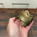 Bathroom Tumbler Filigree Ormolu Porcelain Cup in 