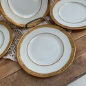Theodore Haviland Limoges Bread Butter Plates Gold