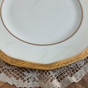 Theodore Haviland Limoges Lunch Dinner Plate Gold 