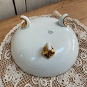 French Footed Bowl Fruit Transferware Giraud Limog