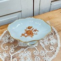 Limoges France Small Pedestal Trinket Bowl Holder 