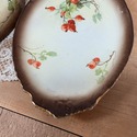 Antique Warwick Covered Butter Cheese Dish w Dome 