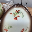 Antique Warwick Covered Butter Cheese Dish w Dome 