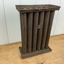 Antique Primitive Tin Candle Mold 12 Tubes Farmhou