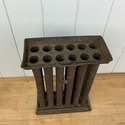 Antique Primitive Tin Candle Mold 12 Tubes Farmhou