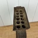 Antique Candle Mold 12 Tubes Rustic Patina Farmhou