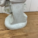 Parian Bisque Female Figure Statue Lady w Hand Mir