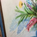 Vintage Oil Painting Still Life Floral Bouquet Pas