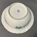 Mason's Ironstone Basin Bowl Blue Orange Floral Pe