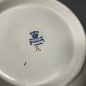 Mason's Ironstone Basin Bowl Blue Orange Floral Pe