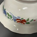 Mason's Ironstone Basin Bowl Blue Orange Floral Pe