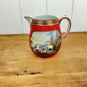 Antique Pratt Fenton Pitcher Creamer English Victo