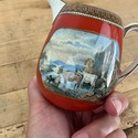 Antique Pratt Fenton Pitcher Creamer English Victo