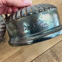 Antique Silverplate Round Butter Dish Dome Covered