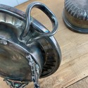 Antique Silverplate Round Butter Dish Dome Covered