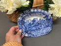 Blue White Transferware Serving Bowl Enoch Woods C