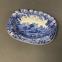 Blue White Transferware Serving Bowl Enoch Woods C