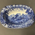 Blue White Transferware Serving Bowl Enoch Woods C