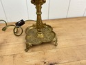 Antique French Candlestick Electric Lamp Light Foo