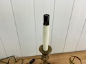 Antique French Candlestick Electric Lamp Light Foo
